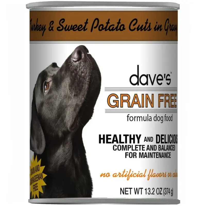Dave's Pet Food Grain Free Wet Dog Food - Turkey - 13.2oz Can