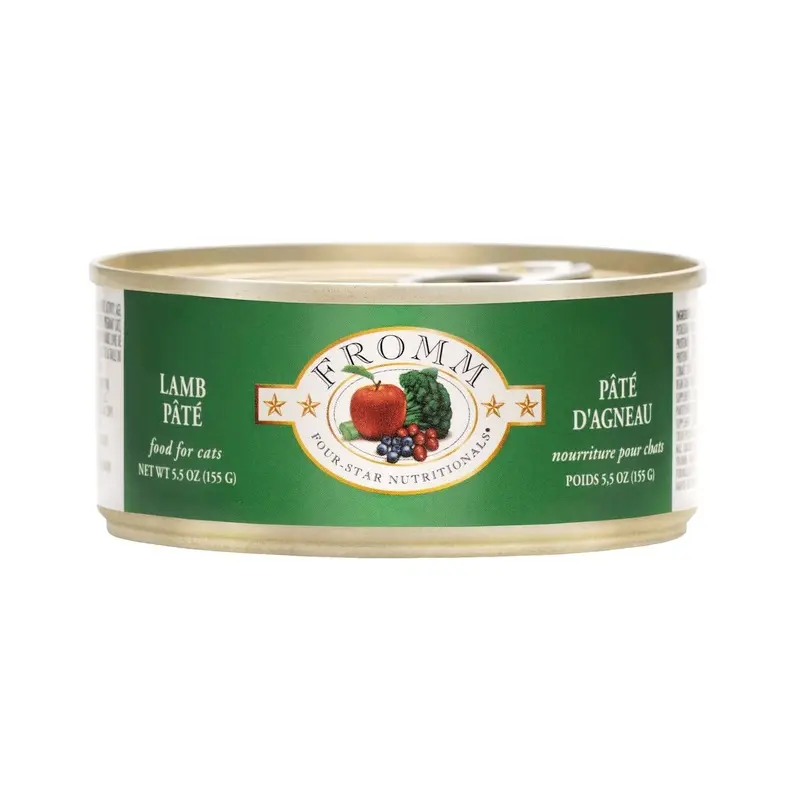 Fromm Four-Star Wet Cat Food - Lamb Pt - 5.5oz Can