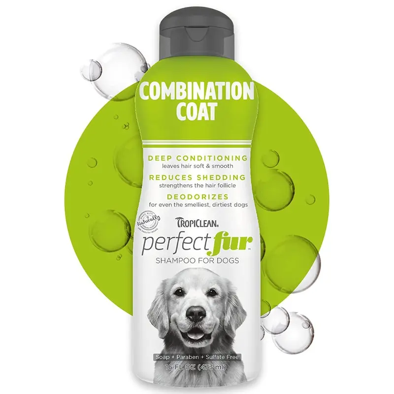 Tropiclean PerfectFur Combination Coat Shampoo For Dogs 16oz