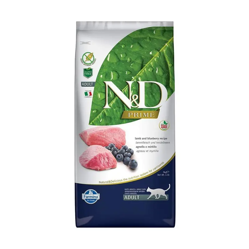 Farmina N&D Prime Grain-Free - Lamb & Blueberry - 11lb