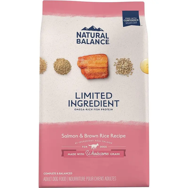 Natural Balance LID Limited Ingredient Diet Dry Dog Food - Salmon & Brown Rice - 24lb