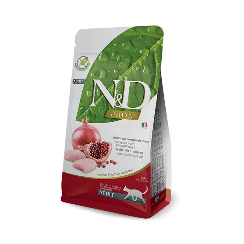 Farmina N&D Prime Dry Cat Food - Chicken & Pomegranate - 11lb
