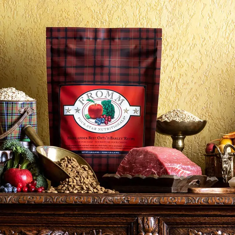 Fromm Four-Star Dry Dog Food - Highlander Beef, Oats, 'n Barley - 26lb Bag