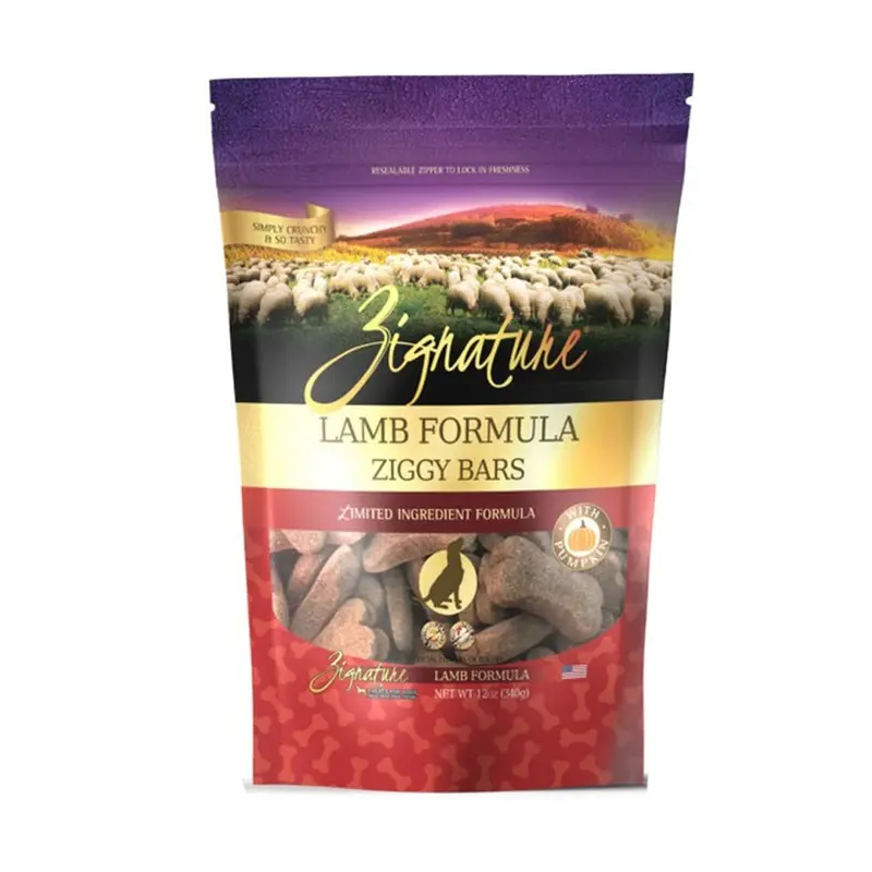 Zignature Ziggy Bars Dog Treats - Lamb - 12oz