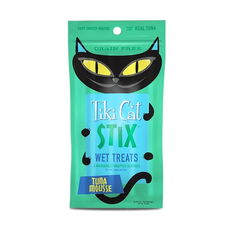 Tiki Cat Stix Tuna Mousse Cat Treats 6Pk