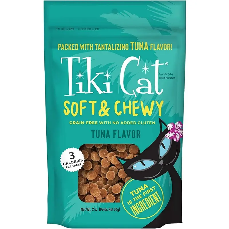 Tiki Cat Soft & Chewy Tuna Cat Treats 2oz