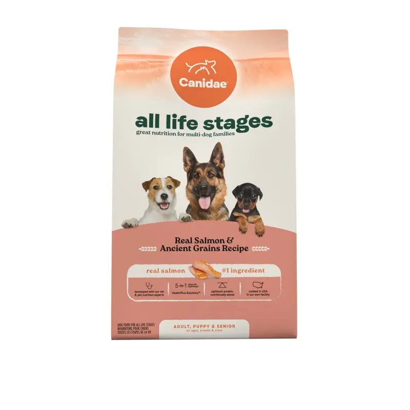 Canidae All Life Stages High Protein Dry Dog Food - Salmon & Ancient Grain - 27lb Bag