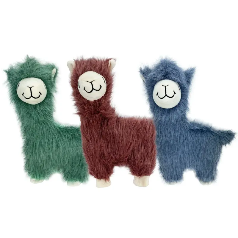Multipet Mama Llama Plush Dog Toy - 12 Inches