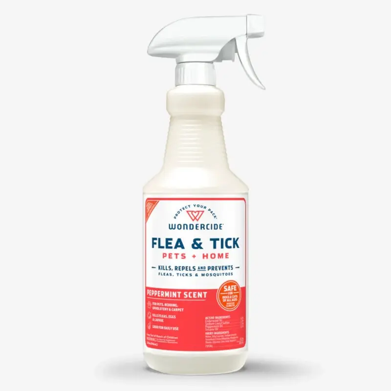 Wondercide Flea & Tick Spray  For Pets & Home With Natural Essential Oils - Peppermint