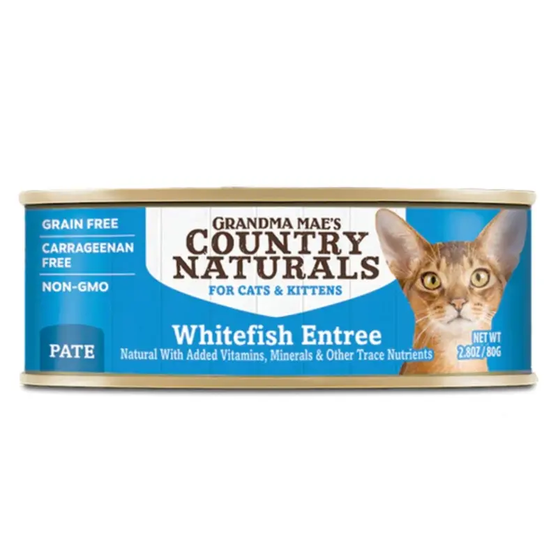 Grandma Mae's Grain-Free Whitefish Pate Wet Cat Food 2.8oz