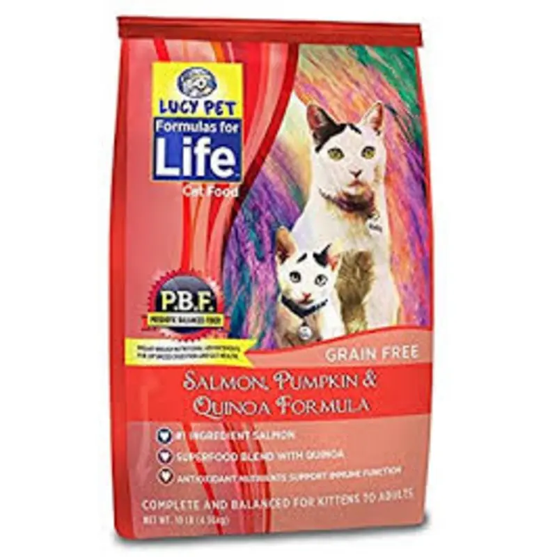 Lucy Pet Salmon Pumpkin & Quinoa Dry Cat Food 4lb