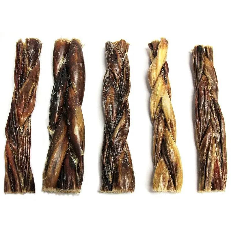 The Natural Dog Company Bully Braided Gullet 6" Dog Treats Each