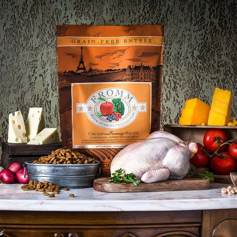 Fromm Four-Star Dry Dog Food - Chicken Au Frommage - 12lb Bag