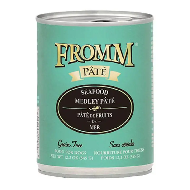 Fromm Pt Wet Dog Food - Seafood Medley - 12.2oz Can