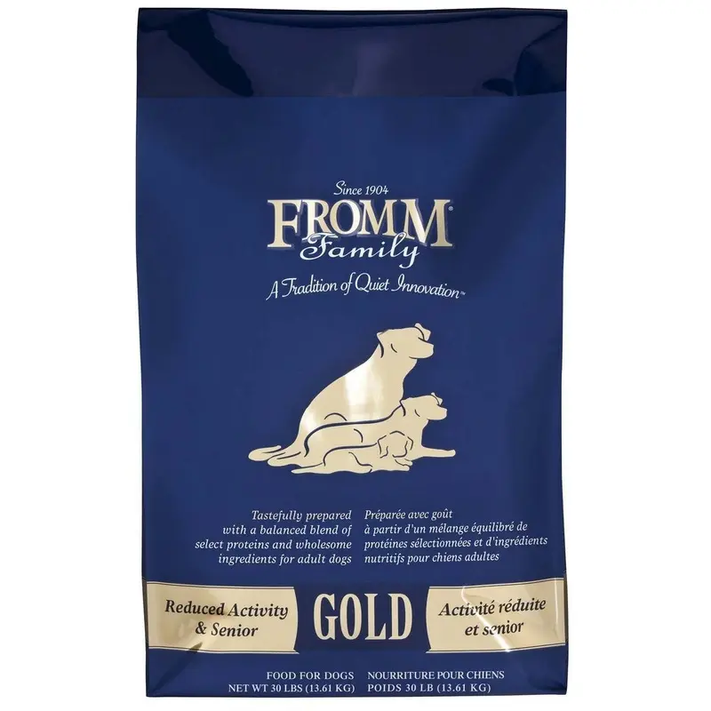 Fromm Audult Gold Reduced Activity Senior Dry Dog Food - Chicken - 30lb Bag