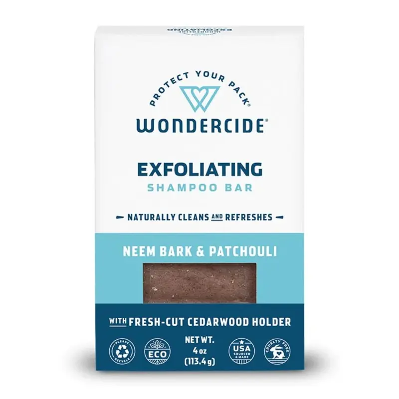 Wondercide Exfoliating Shampoo Bar for Dogs and Cats with Natural Essential Oils 5oz