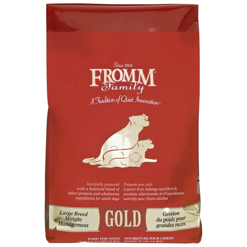 Fromm Adult Gold Large Breed Weight Management Dry Dog Food - Turkey & Chicken -  15lb Bag