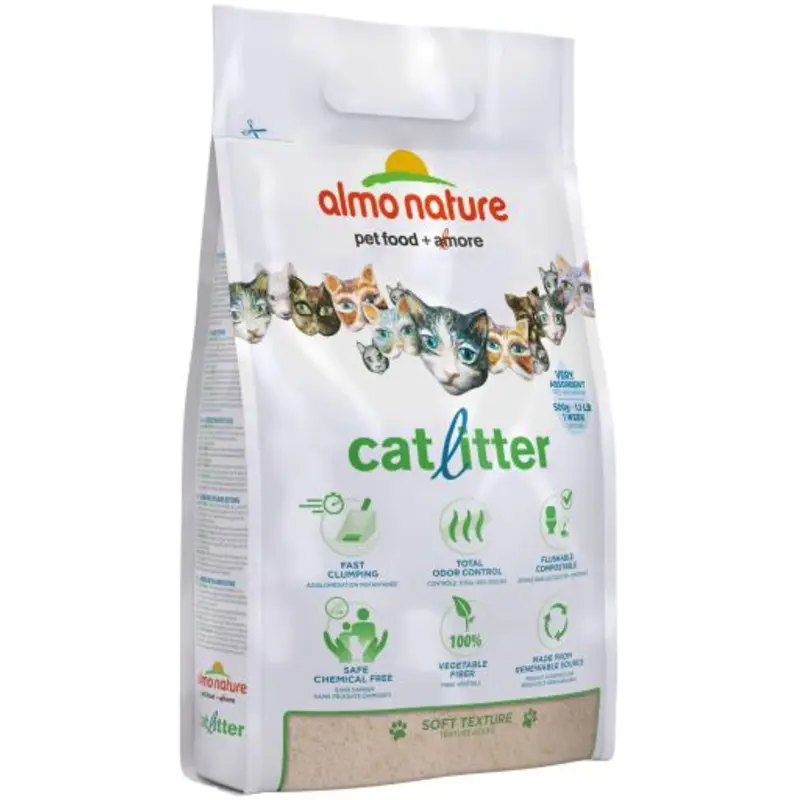 Almo Nature Natural Biodegradable Clumping Cat Litter 5lb Bag