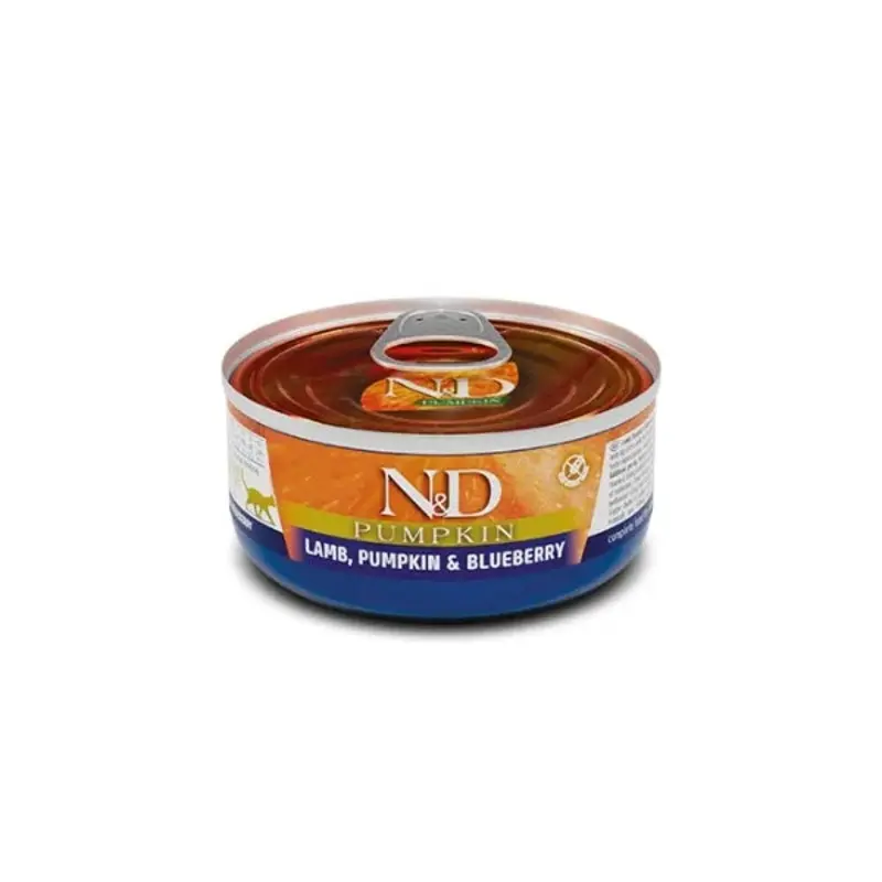 Farmina N&D Pumpkin Grain-Free Wet Cat Food - Lamb & Blueberry - 2.81oz