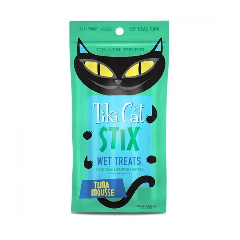 Tiki Cat Stix Mousse Tuna Scallops Cat Treats 6Pk