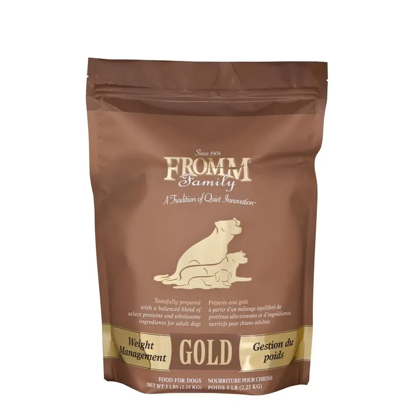 Fromm Adult Gold Weight Management Dry Dog Food - Turkey & Chicken - 5lb Bag