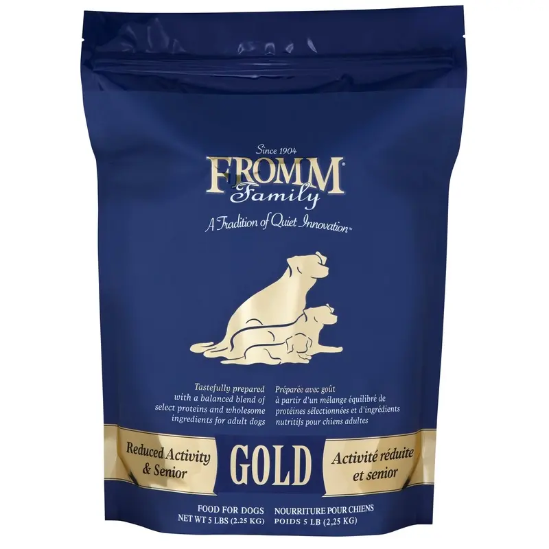 Fromm Audult Gold Reduced Activity Senior Dry Dog Food - Chicken - 5lb Bag