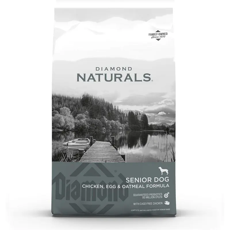 Diamond Chicken Egg & Oatmeal Senior Dry Dog Food 18lb