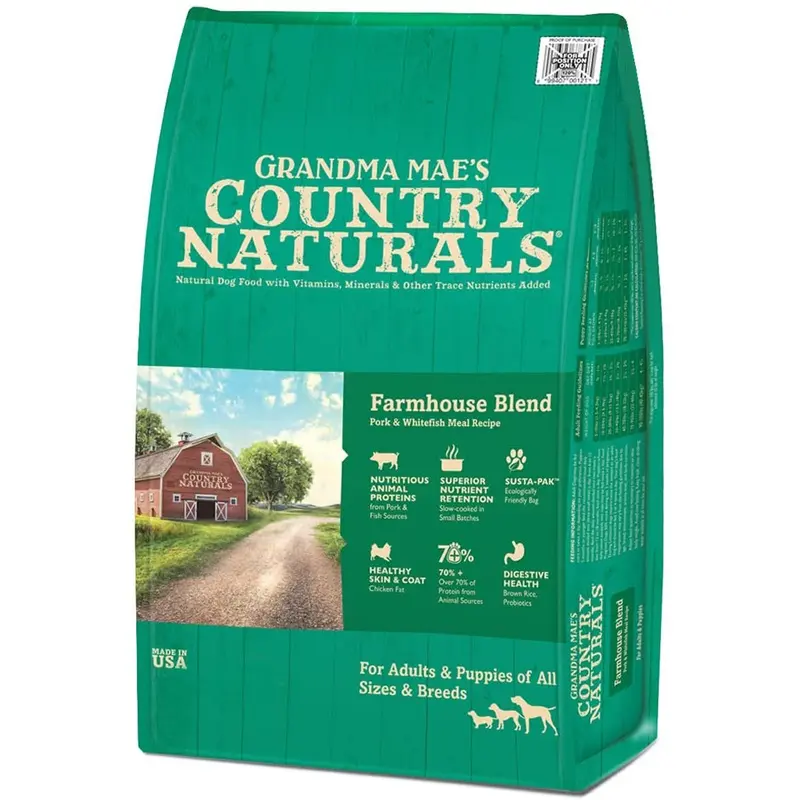 Grandma Mae's Farmhouse Blend Dry Dog Food 26lb