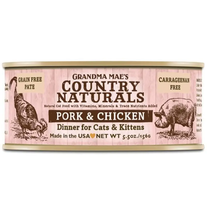 Grandma Mae's Chicken & Pork Liver Cat Food 5.5oz