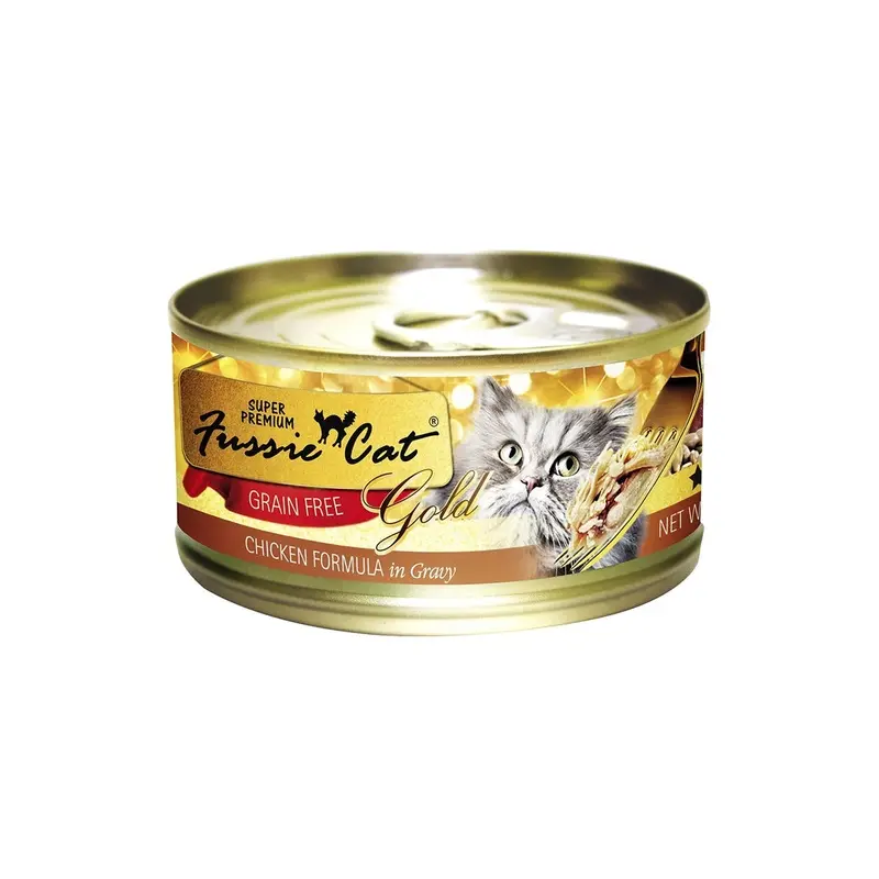 Fussie Cat Super Premium Wet Cat Food - Chicken in Gravy - 2.8oz Can