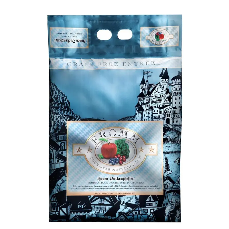 Fromm Four-Star Dry Dog Food - Hasen Duckenpfeffer - 12lb Bag
