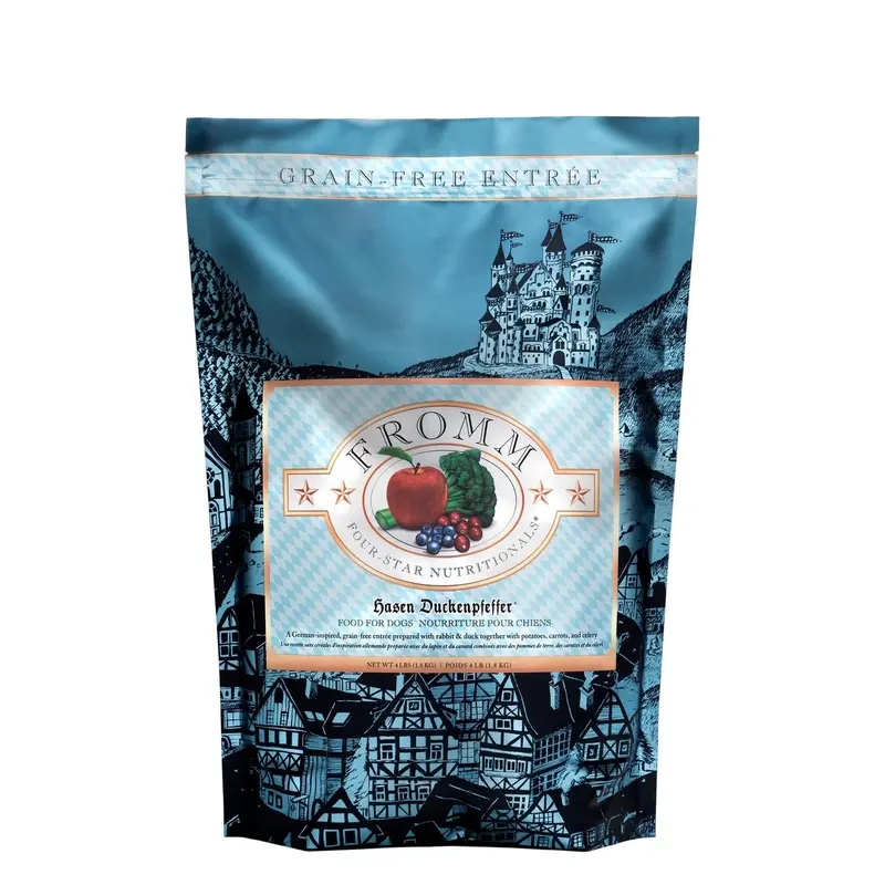 Fromm Four-Star Dry Dog Food - Hasen Duckenpfeffer - 4lb Bag