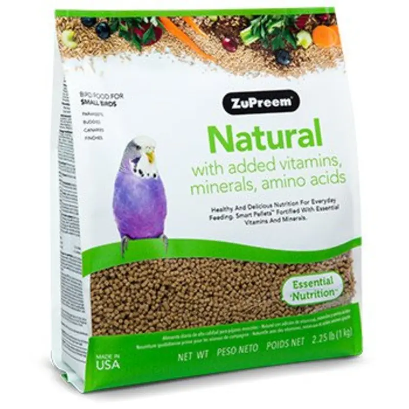 Zupreem Natural with Added Vitamins, Minerals, Amino Acids Small Birds 2.25lb