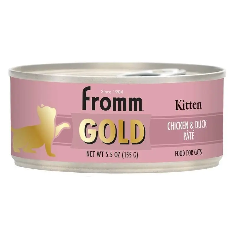 Fromm Kitten Gold Wet Cat Food - Chicken & Duck Pt - 5.5oz Can