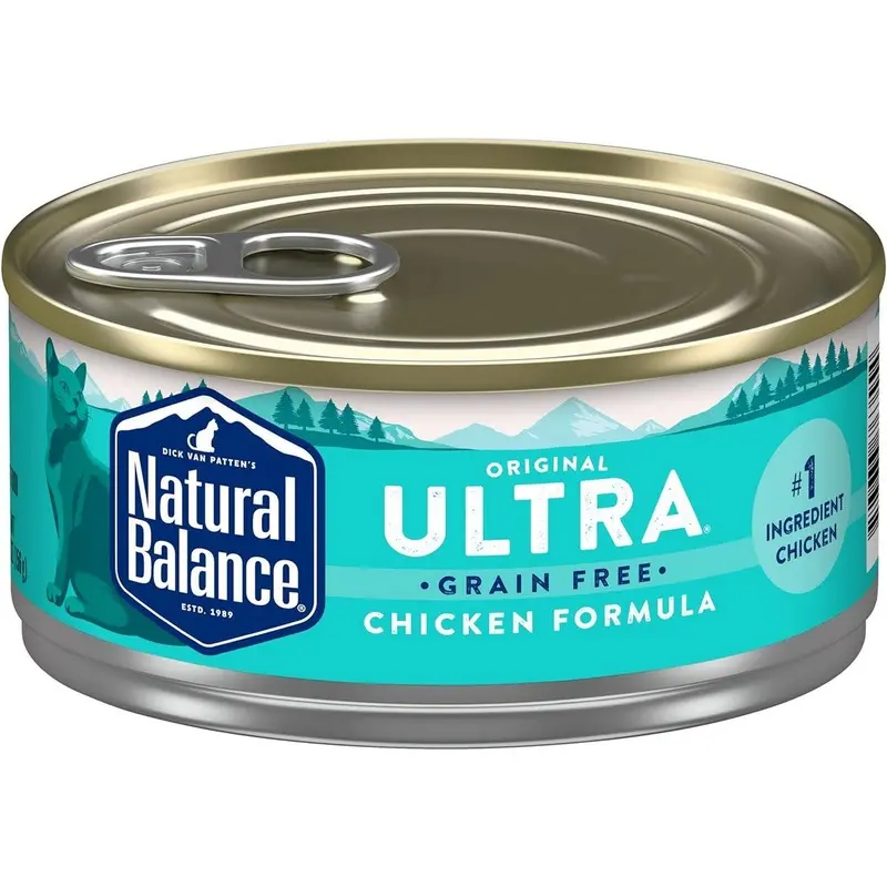 Natural Balance Grain Free Ultra Wet Cat Food - Chicken 5.5oz Can