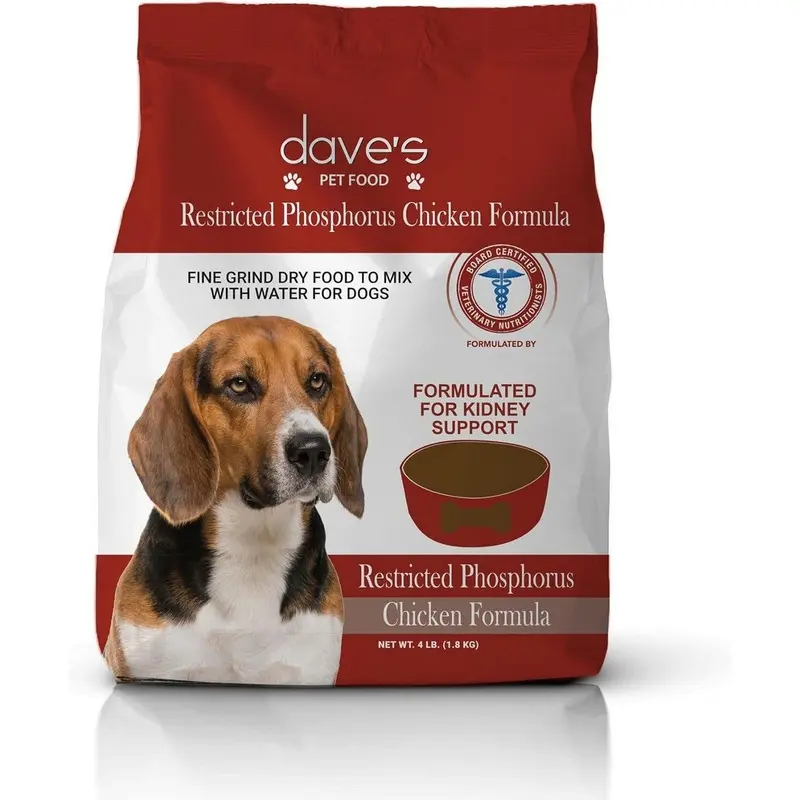 Dave's Pet Food Restricted Phosphorus Crumbles Dry Dog Food - Chicken - 4lb Bag