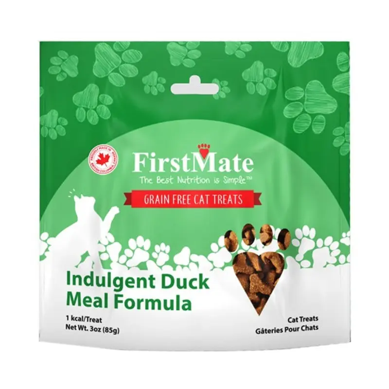 First Mate Indulgent Duck Treats For Cats 3oz