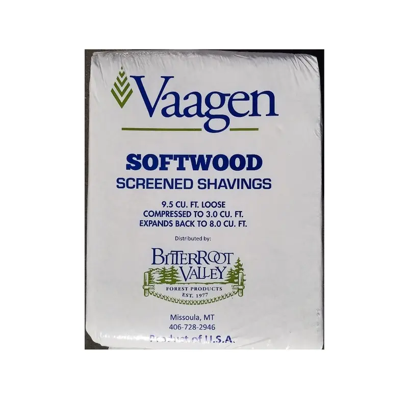 Bitterroot Valley Forest Product Bitterroot Softwood Shavings 8 Cubic Feet