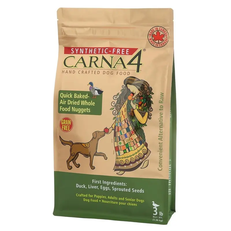Carna4 Grain Free Duck Dry Dog Food 22lb