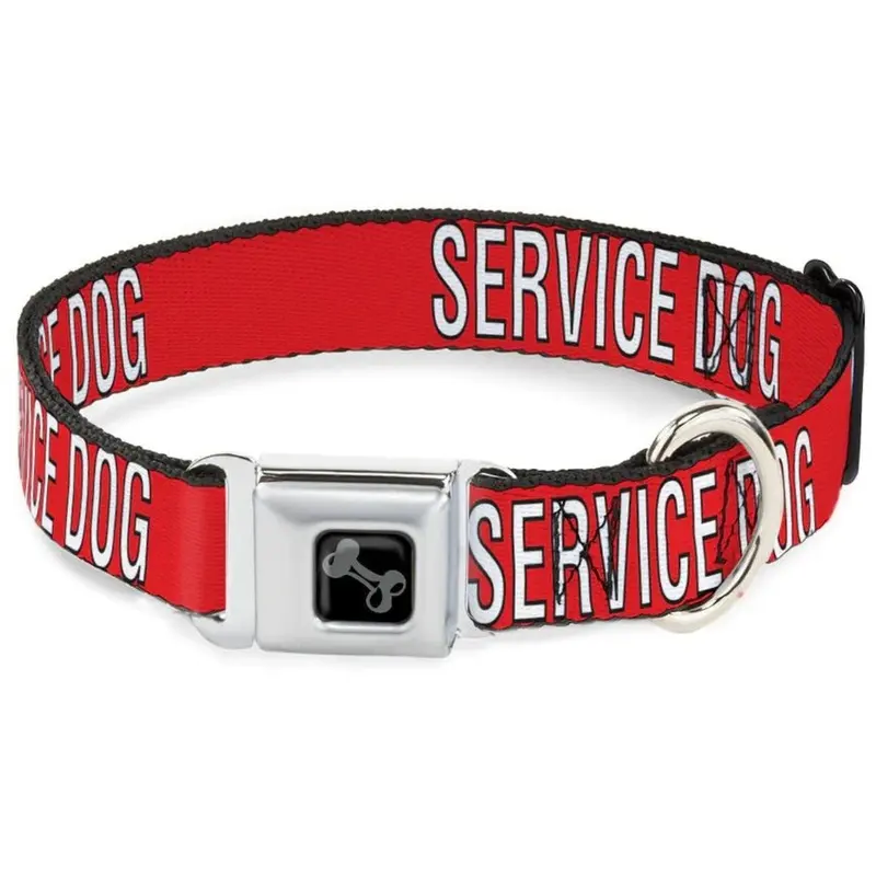 Buckel Down Collar for Dogs Service Line Wide Small