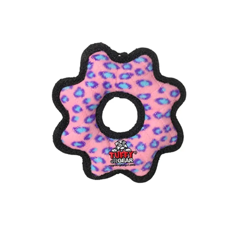Tuffy's Jr Gear Dog Toy - Pink