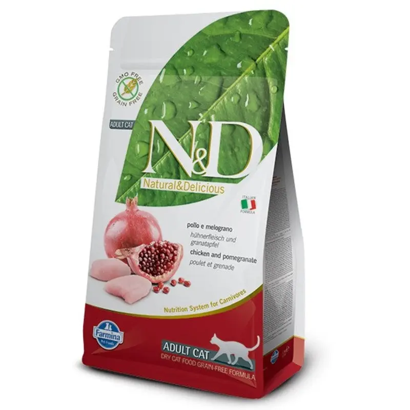 Farmina N&D Prime Grain-Free Dry Cat Food - Chicken & Pomegranate - 3.3lb
