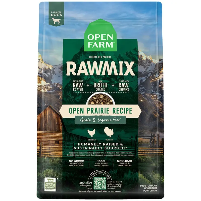 Open Farm RawMix Grain-Free Dry Dog Food - Open Prairie - 20lb Bag