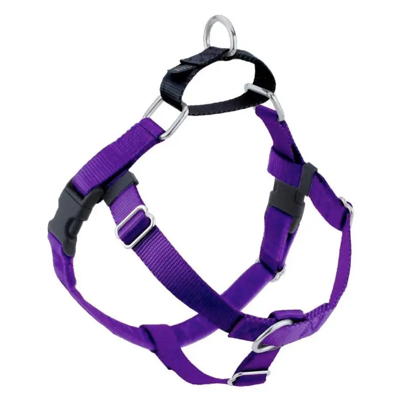 2 Hounds Design Freedom No-Pull Dog Purple 5/8"Small 20"24"