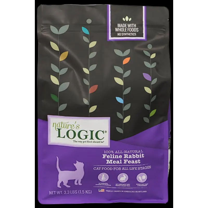 Nature's Logic Rabbit Dry Cat Food 7.7lb