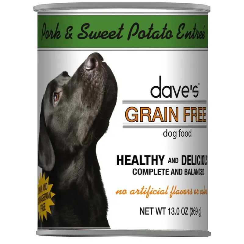 Dave's Pet Food Grain Free Wet Dog Food - Pork & Sweet Potato - 13oz Can