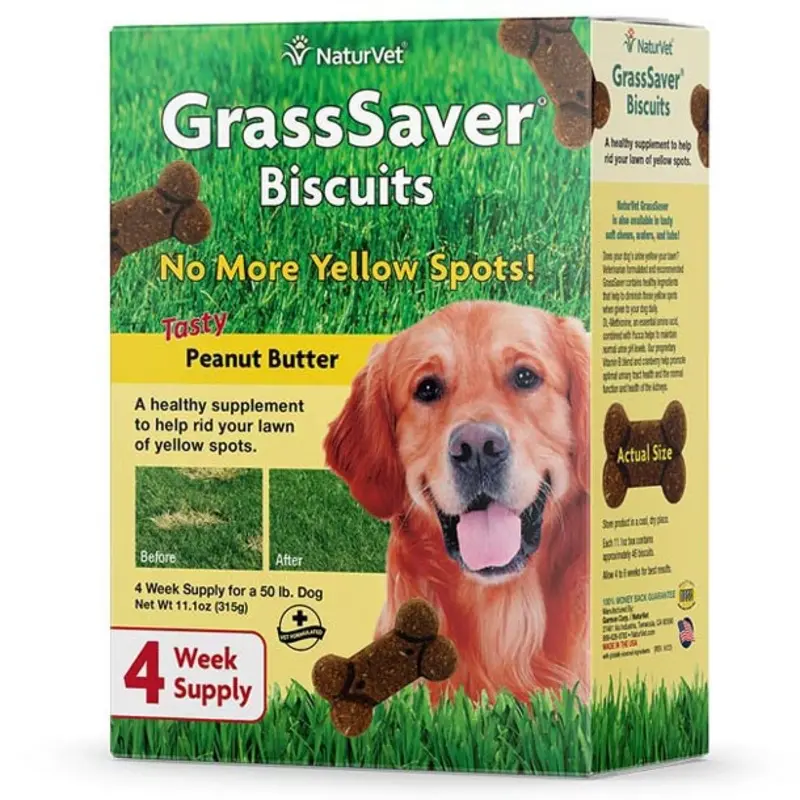 NaturVet GrassSaver Biscuits for Dogs 11oz
