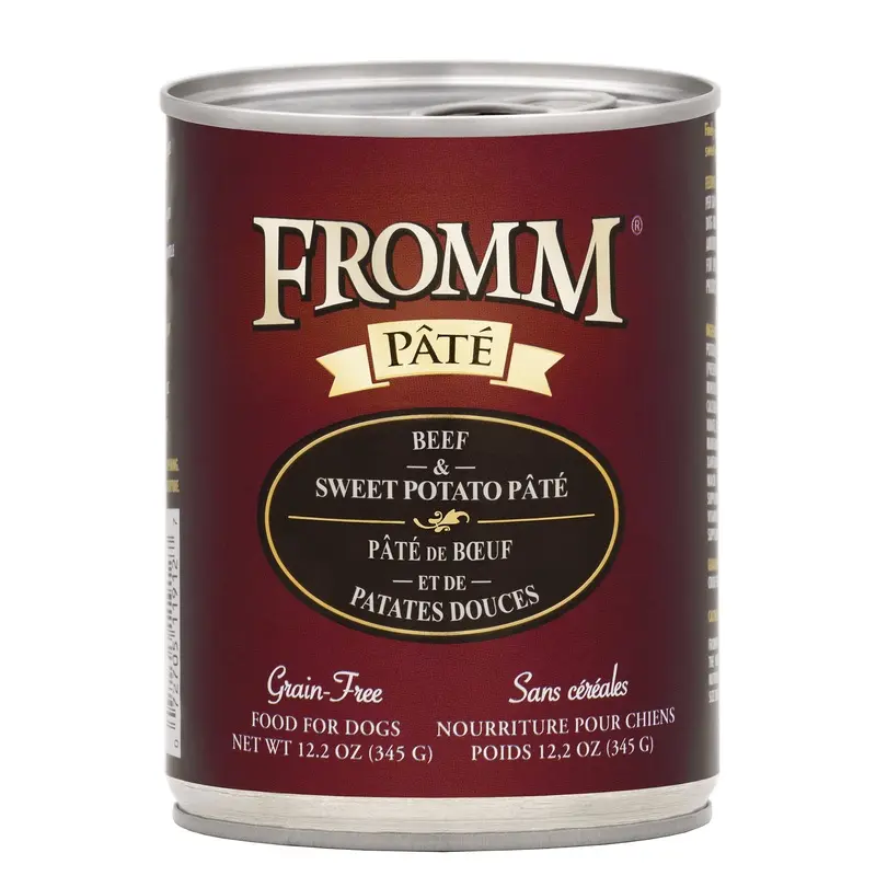 Fromm Pt Wet Dog Food - Beef & Sweet Potato - 12.2oz Can