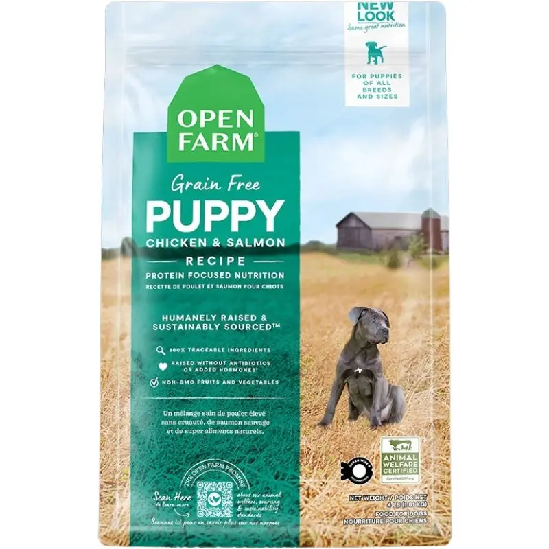 Open Farm Puppy Grain-Free Dry Dog Food - Chicken & Salmon - 22lb Bag