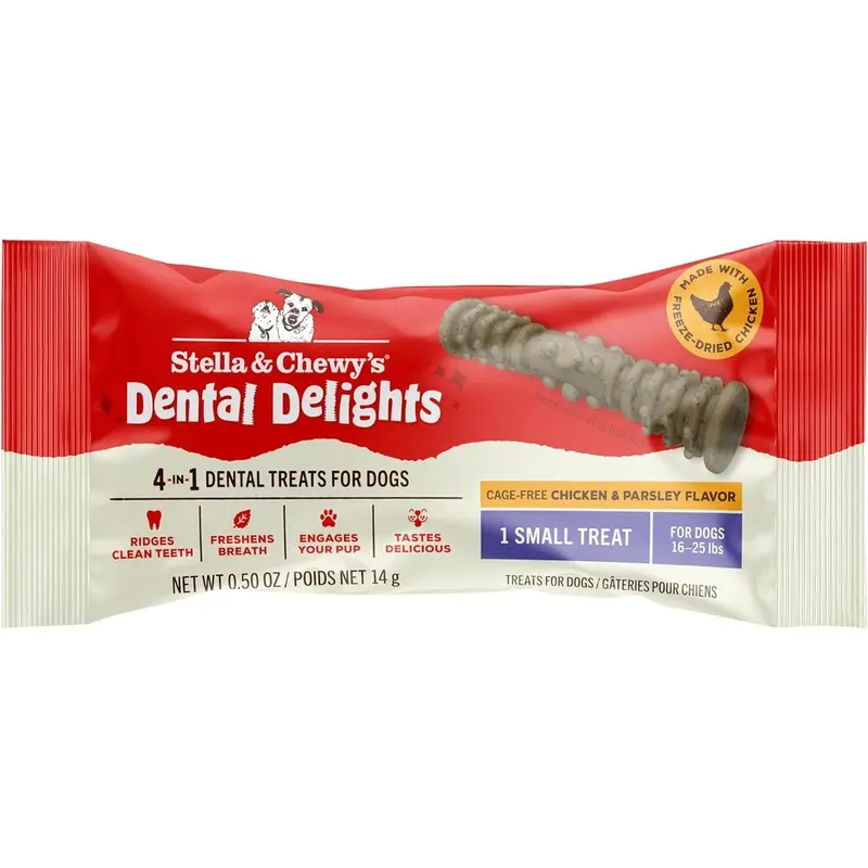 Stella & Chewy's Dental Delights Freeze-Dried Chicken Small Dog Treat